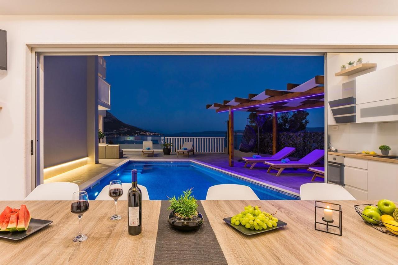Villa Matan - Only 200M From The Sandy Beaches, Private 28M2 Pool Omiš Buitenkant foto